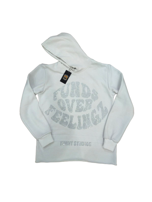 Turnt Studioz Funds Hoodie White