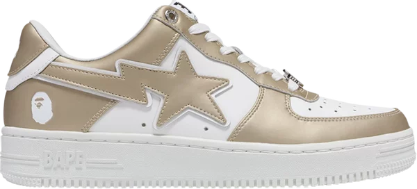 A Bathing Ape Bape Sta Low Gold