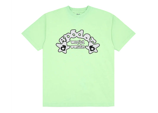 SP5DER Worldwide Logo Tee Slime Green