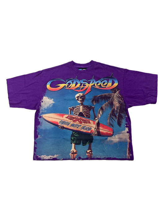 Godspeed Miami Surf Club Tee Purple
