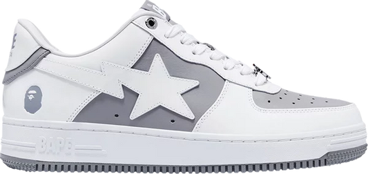 A Bathing Ape Bape Sta Patent Grey