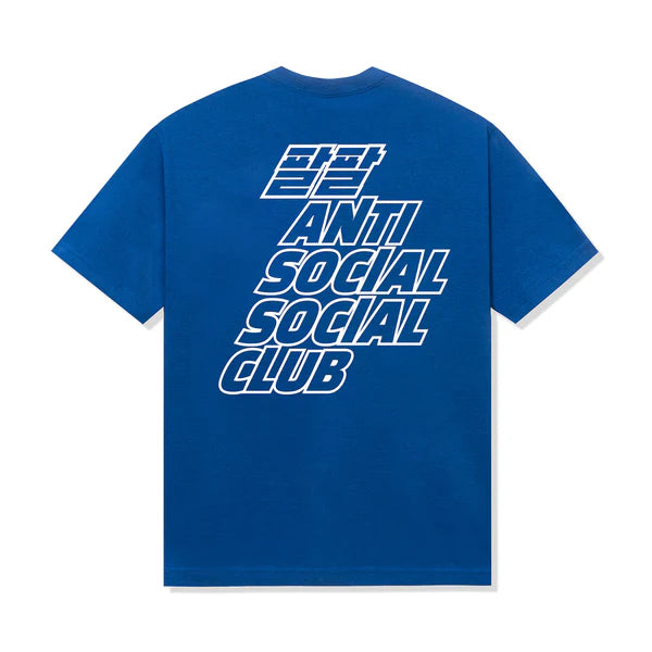 Anti Social Social Club Midnight Club Tee Royal Blue