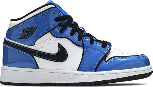 Jordan 1 Mid Signal Blue (GS)