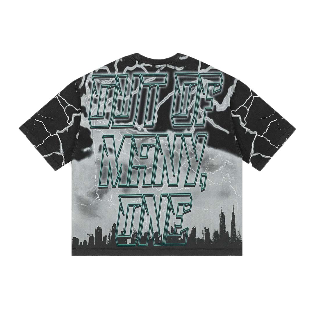 Godspeed Platinum Grey Voltage NYC Tee Black