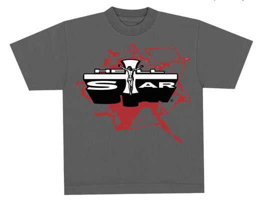 Hellstar Studios Jesus Emblem Tee Grey