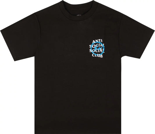 Anti Social Social Club Fragment Tee Black Blue