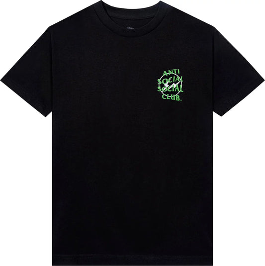 Anti Social Social Club Fragment Tee Black Green
