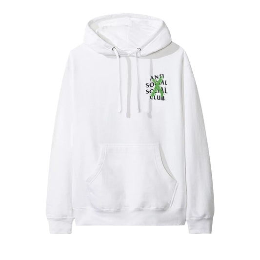 Anti Social Social Club Cancelled Remix Hoodie White