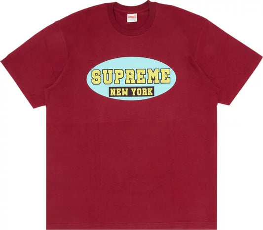 Supreme New York Tee Cardinal
