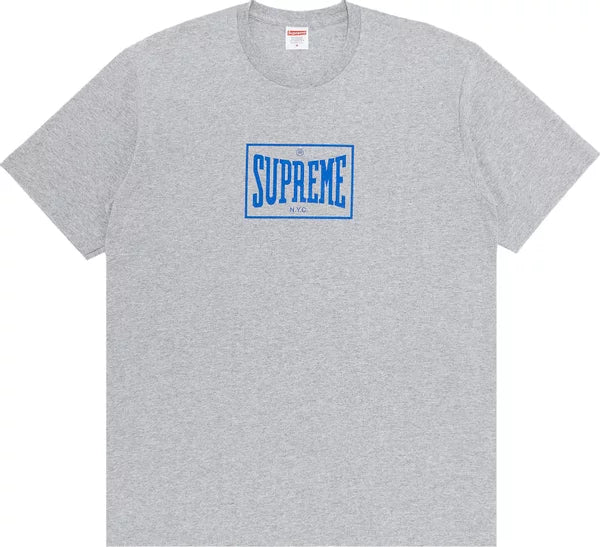 Supreme Warm Up Tee Heather Grey