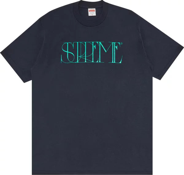 Supreme Trademark Tee Navy