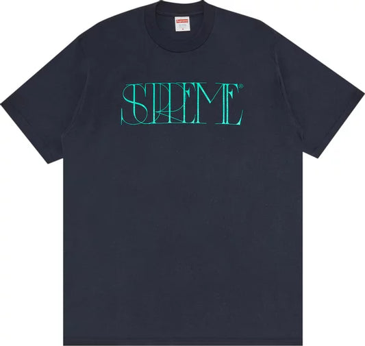 Supreme Trademark Tee Navy