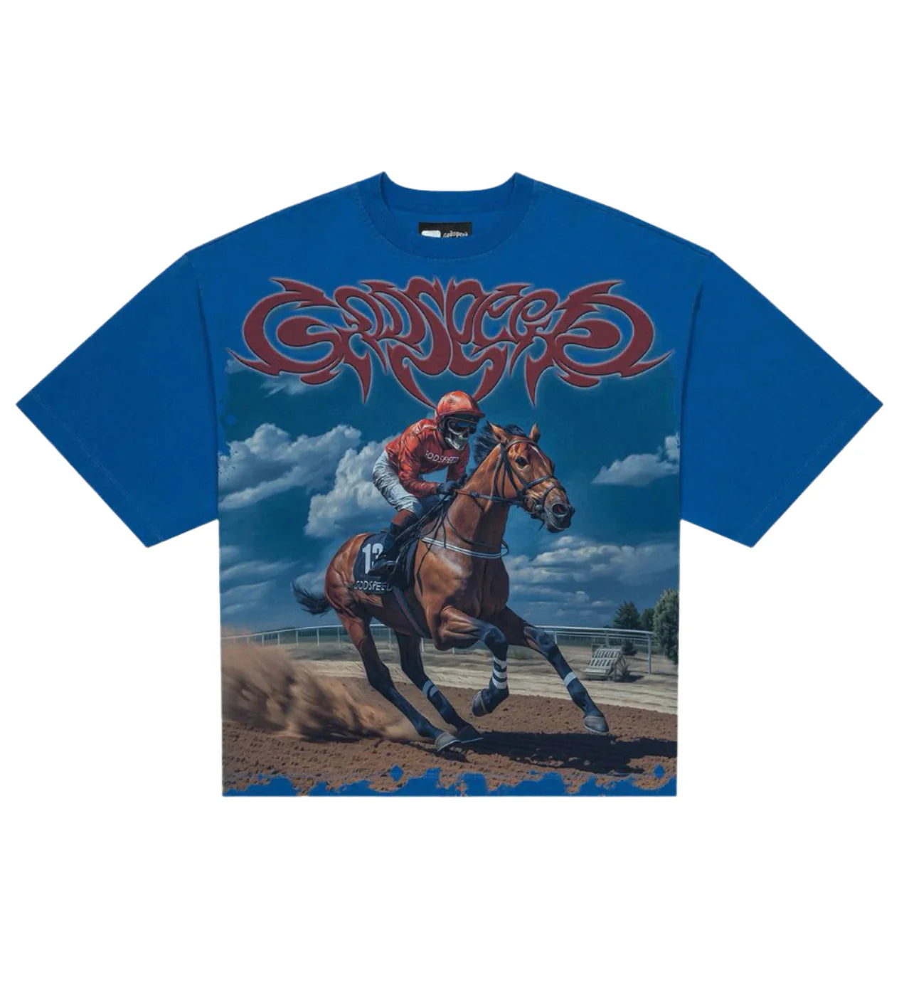 Godspeed Thoroughbred Tee Royal Blue