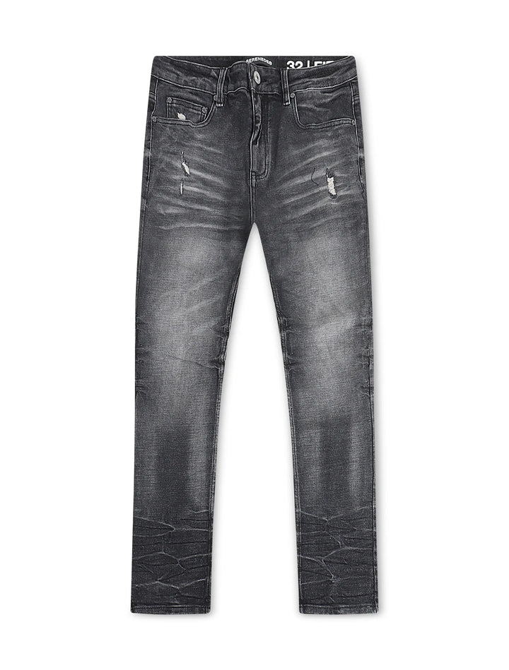 SERENEDE Fume Fitted Jeans Grey