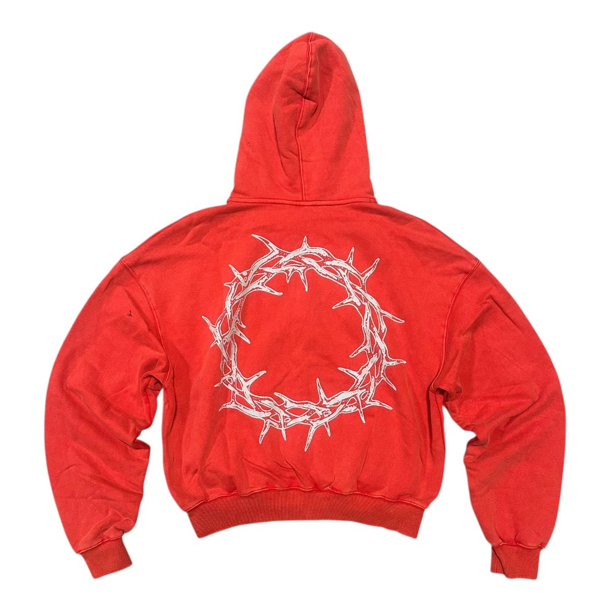 Syndicate The Hearts Zip Up Hoodie Red