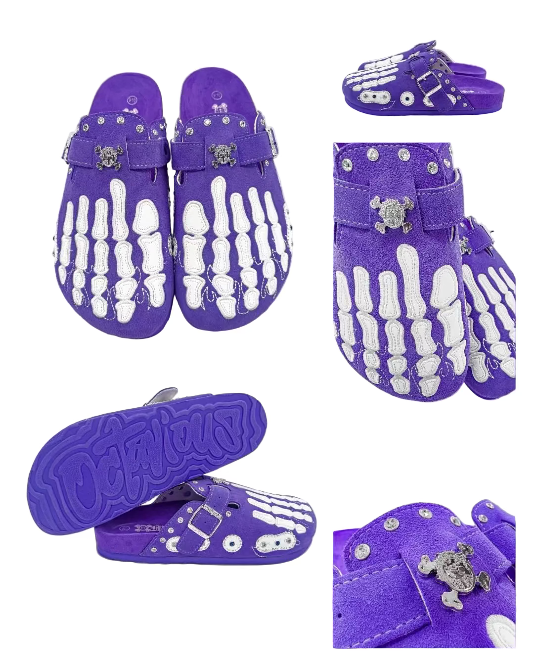 Octavious Marks Clogs LaughVander Purple