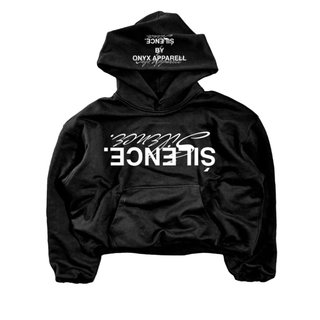 SILENCE 00verly Black Tears Cloud Hoodie Black