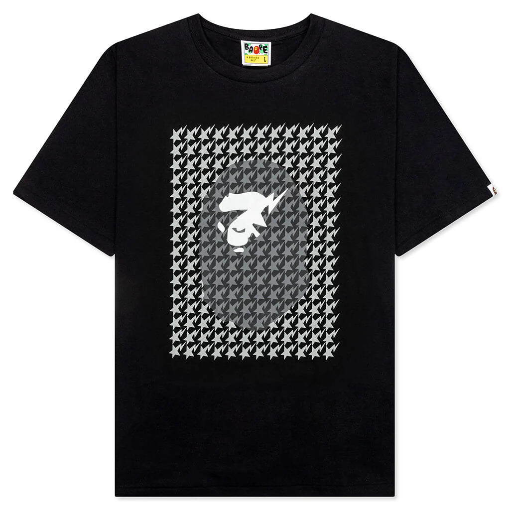 BAPE Houndstooth BAPESTA Tee Black