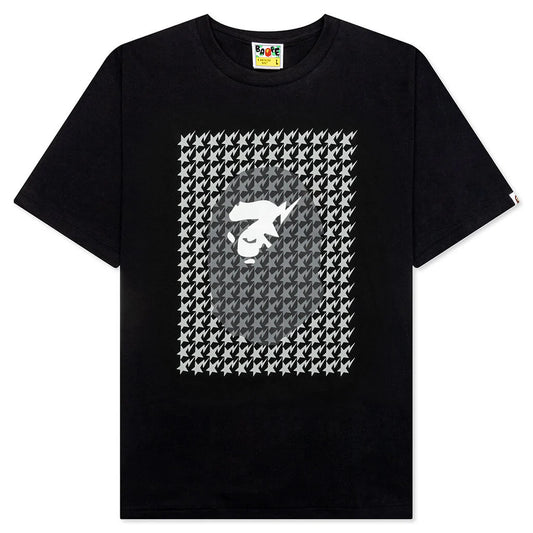 BAPE Houndstooth BAPESTA Tee Black