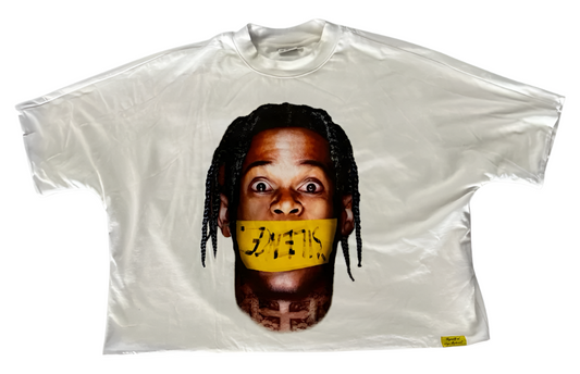 SILENCE Double Layer No Tellin Tee White