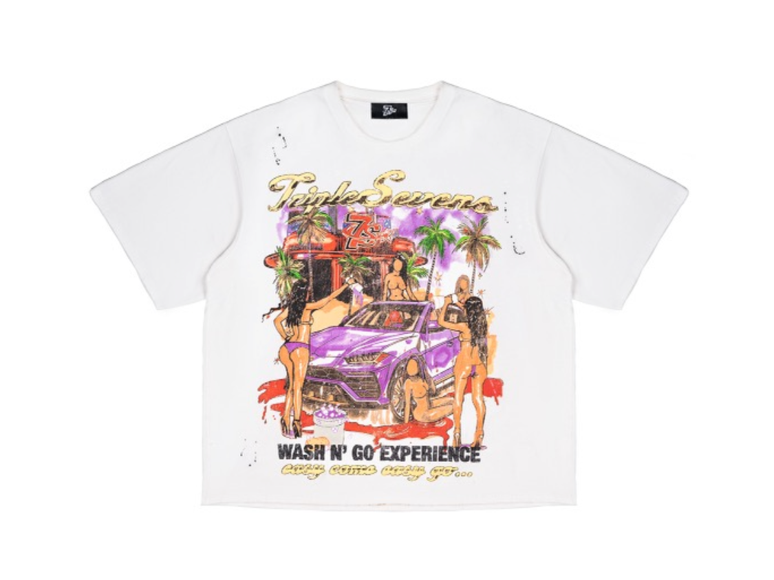 Triple Sevens Wash & Go Experience Tee White