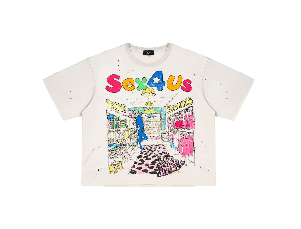 Triple Sevens Toy Sale Tee White