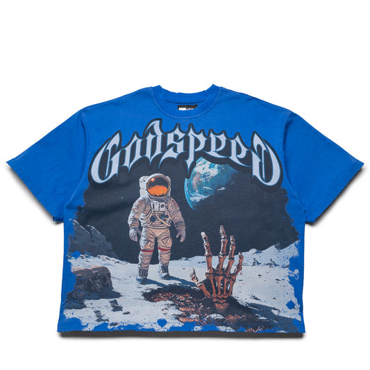 Godspeed First Contact Space Tee Royal Blue