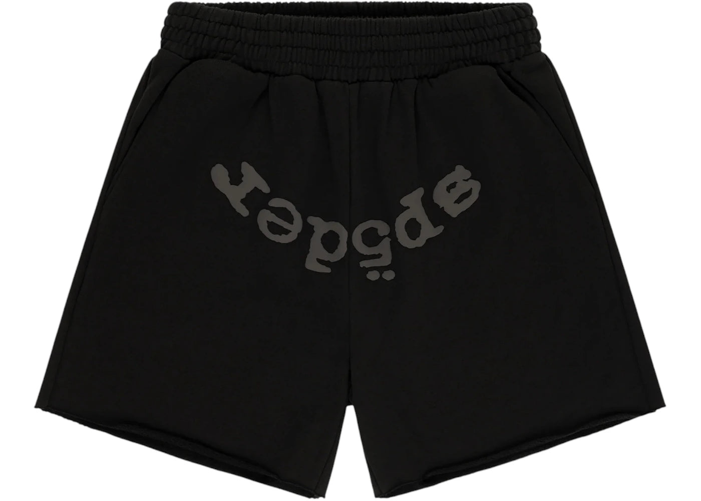 SP5DER OG Web Logo Sweat Short Phantom Black