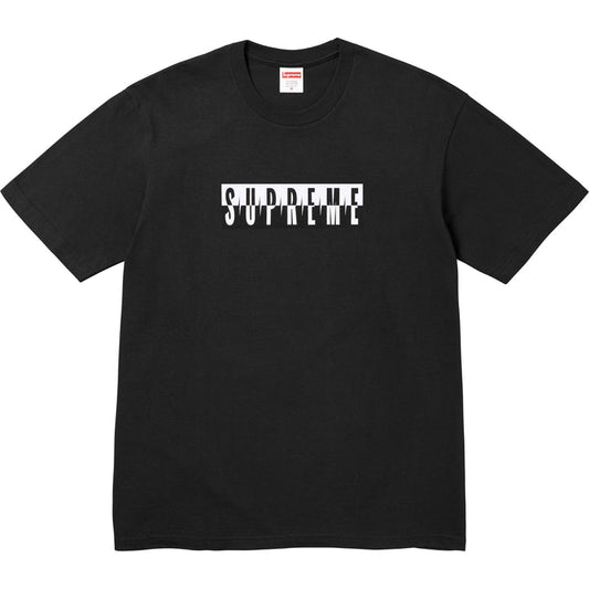 Supreme Split Logo Tee Black