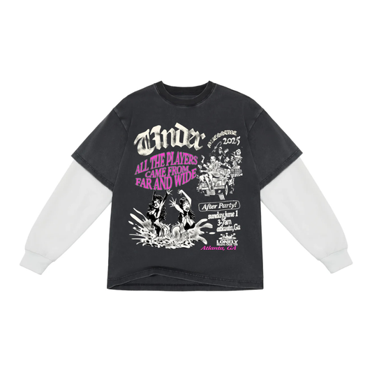 LHC Under Pressure Long Sleeve Tee Grey