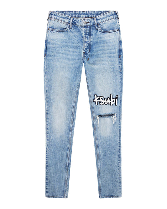 Ksubi Van Winkle Painter 1999 Blue Skinny Jeans