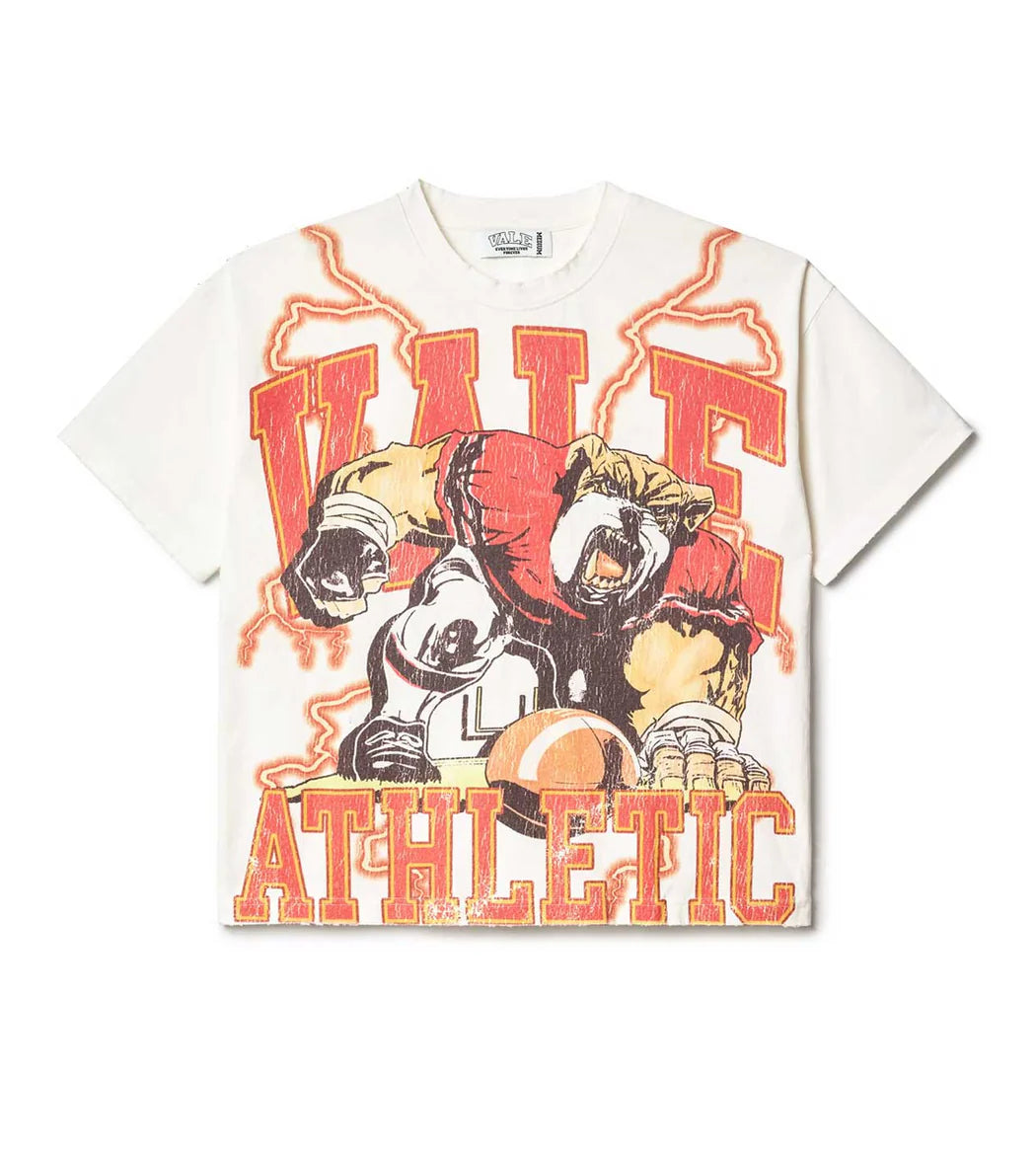 VALE Bulldog Athletic Tee White