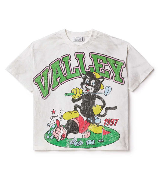 VALE Forever Cat Golfing Tee White
