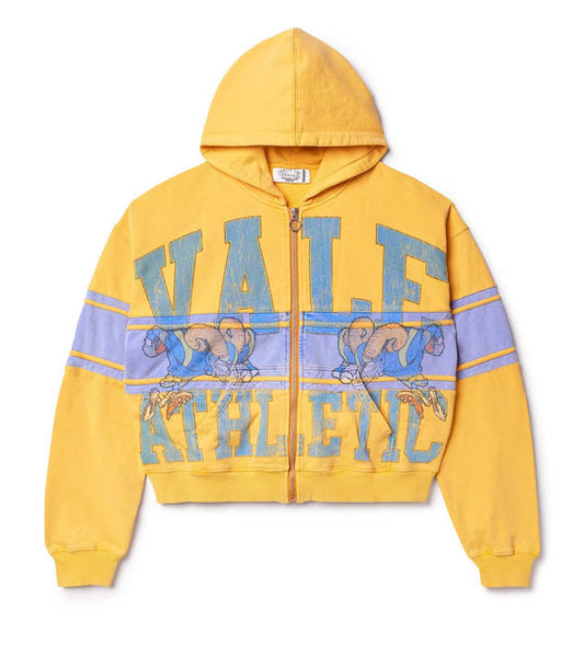 VALE UCLA Zip Up Hoodie Yellow