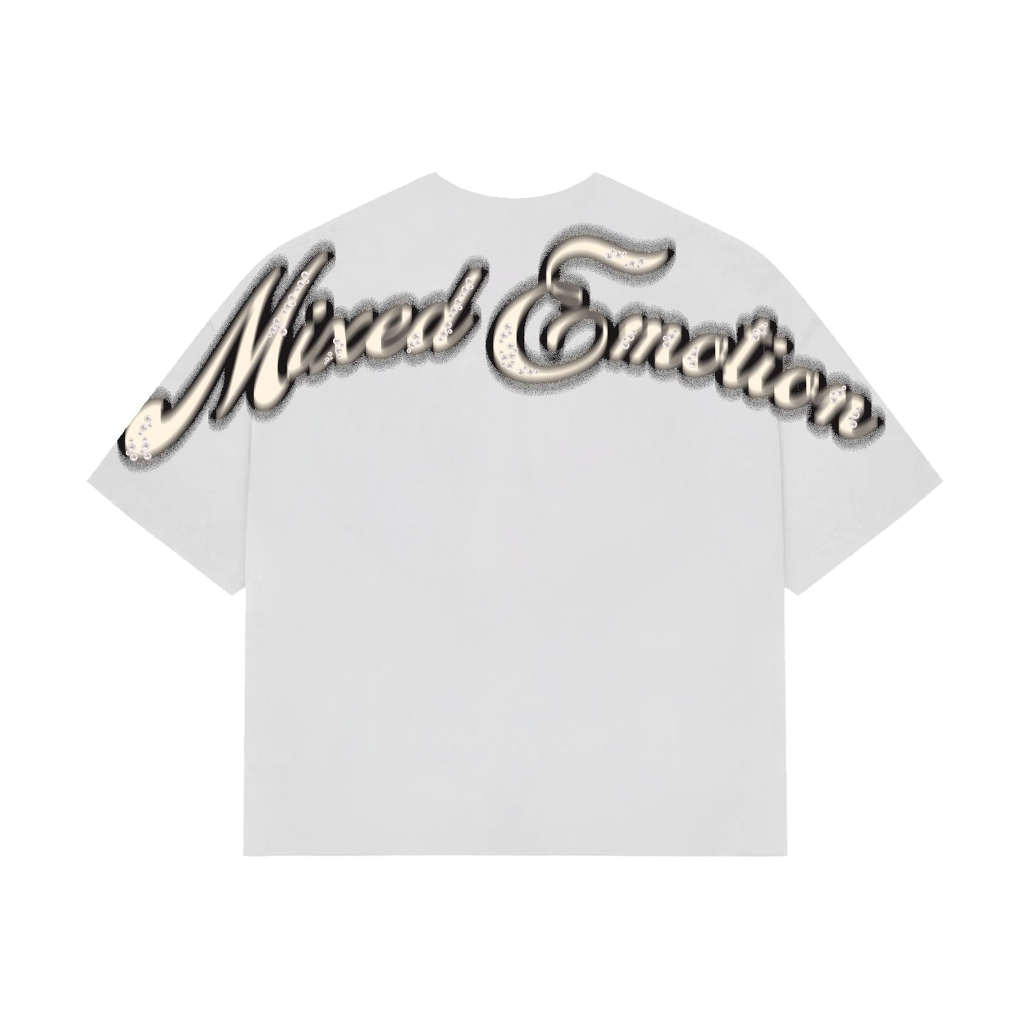 Mixed Emotion Pearl Tee White