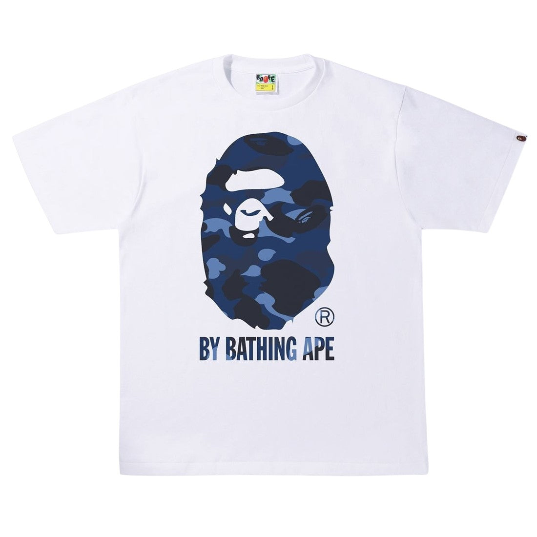 BAPE By Bathing Ape Navy Camo Tee White
