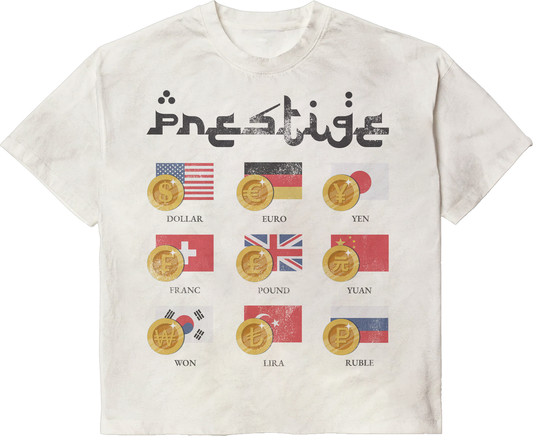Prestige Co. Flags Coin Tee White