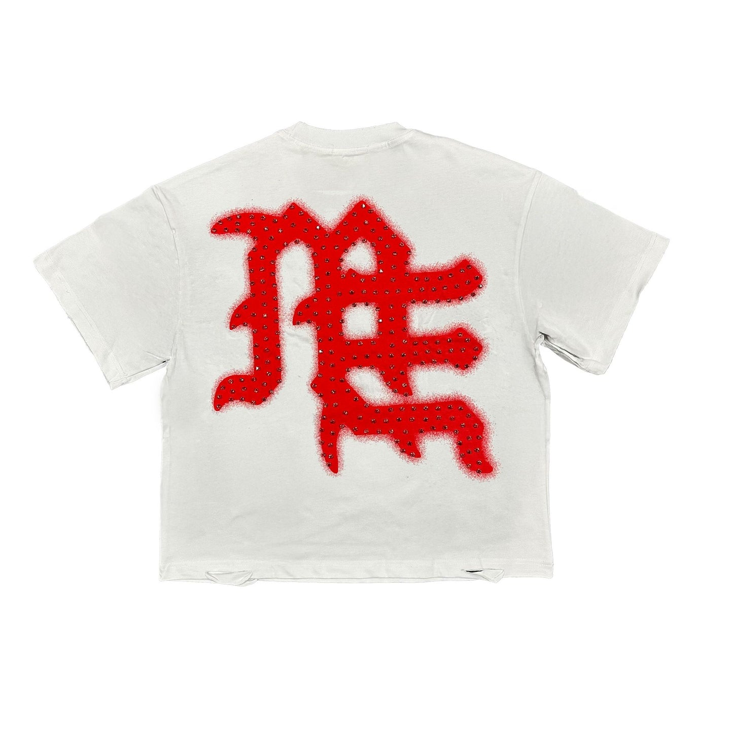 Mixed Emotion Red Emotions Never Die Tee White