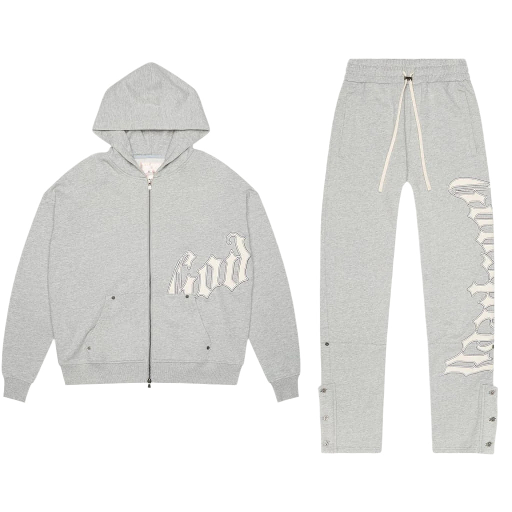 Godspeed OG Logo Sweatsuit V2 Heather Grey
