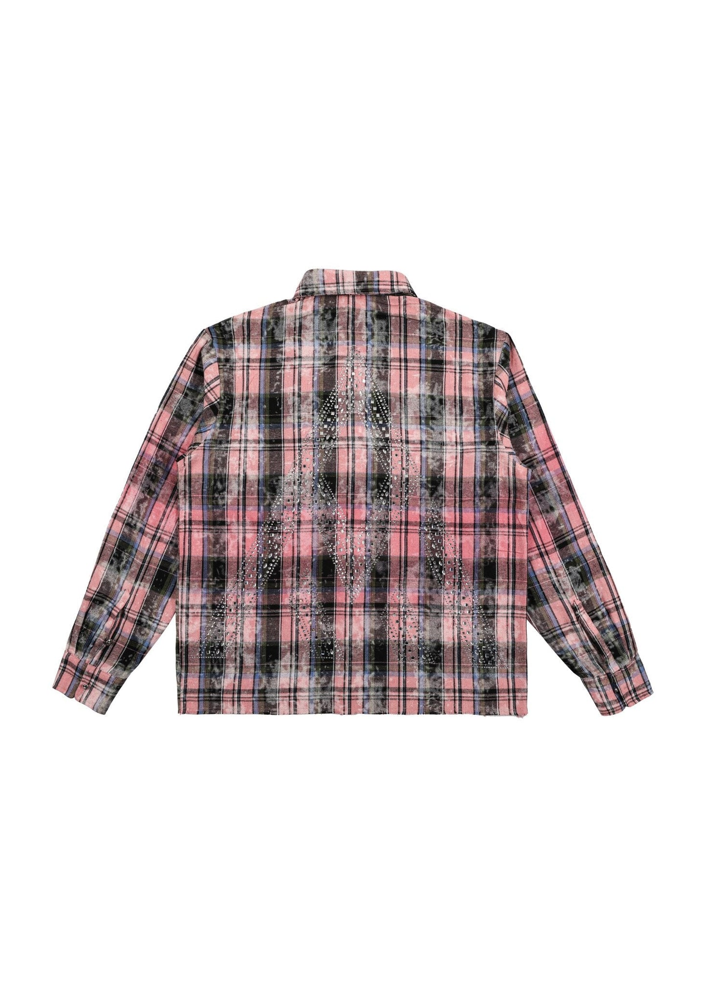 Paper Money Brand Rhinestone Flannel Pink