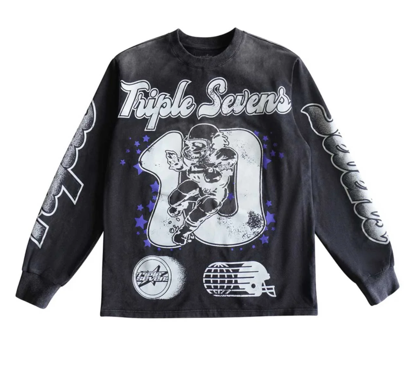 Triple Sevens Football All Star Long Sleeve Tee Black