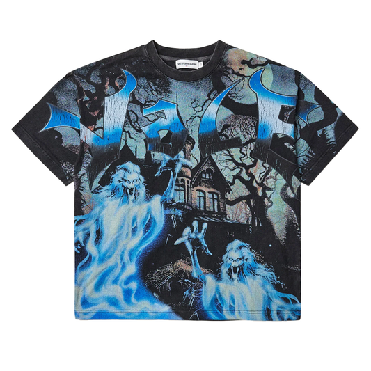 VALE Blue Casper Tee Black