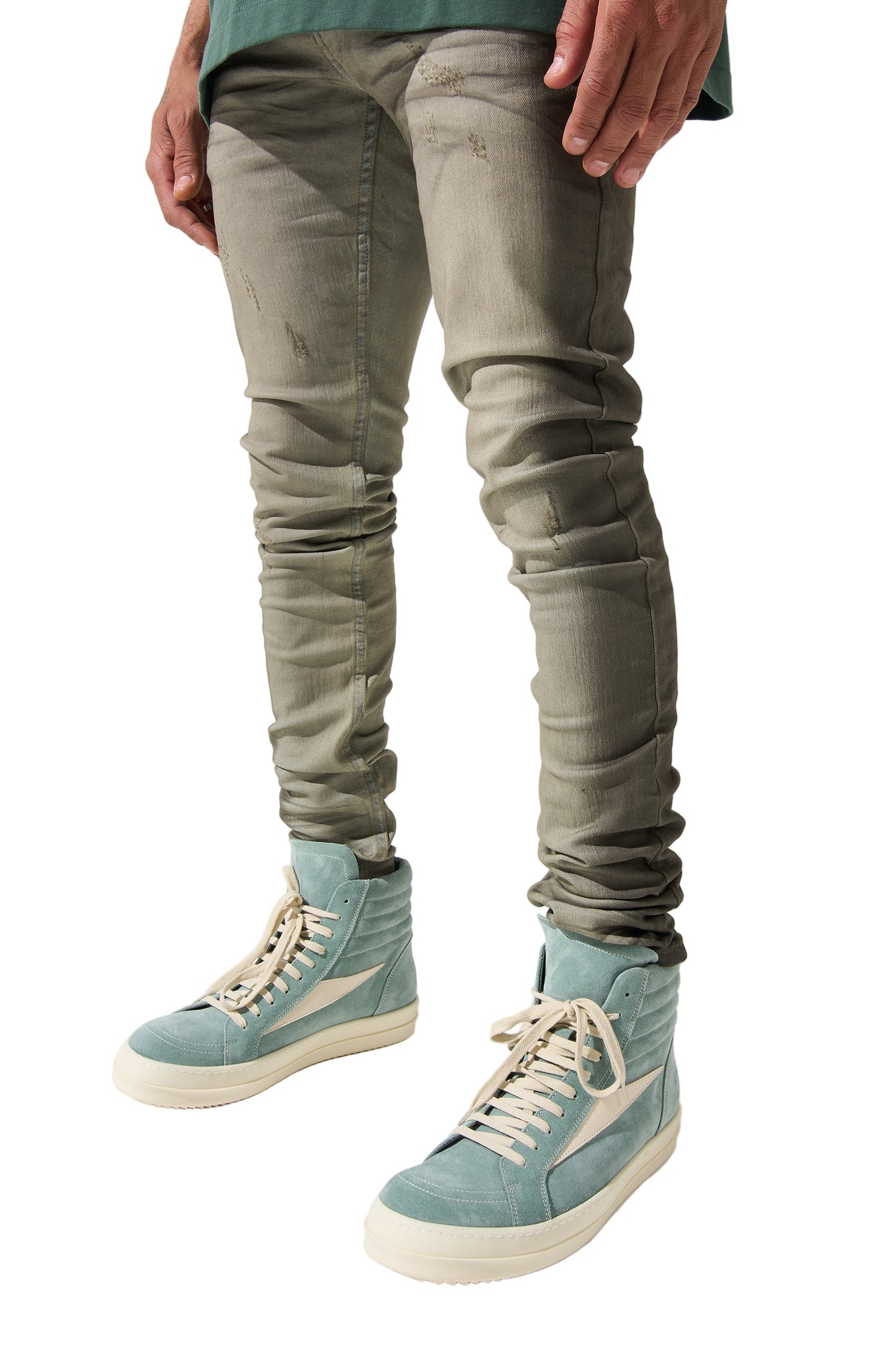 SERENEDE Zinc Fitted Jeans