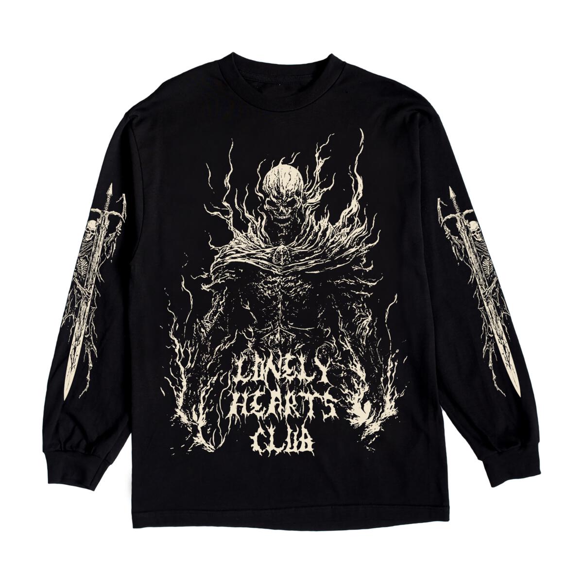 LHC Dark Knight Long Sleeve Tee Black