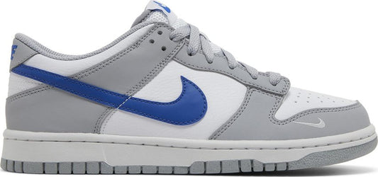 Nike Dunk Low Mini Swoosh Wolf Grey Game Royal (GS)