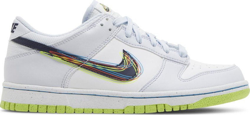 Nike Dunk Low 3D Swoosh Grey (GS)